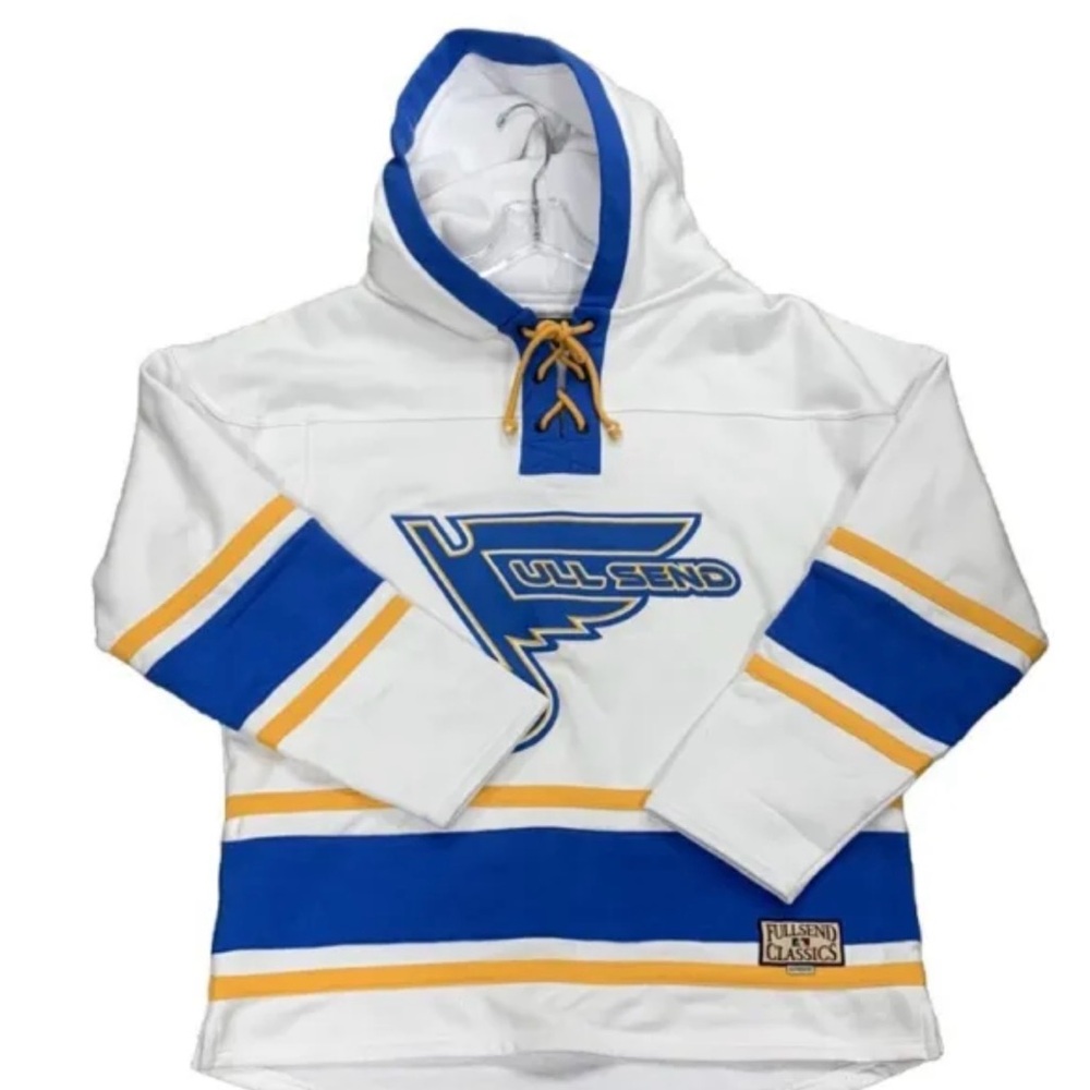 Full Send Nelk Boys Hockey Hoodie pullover.